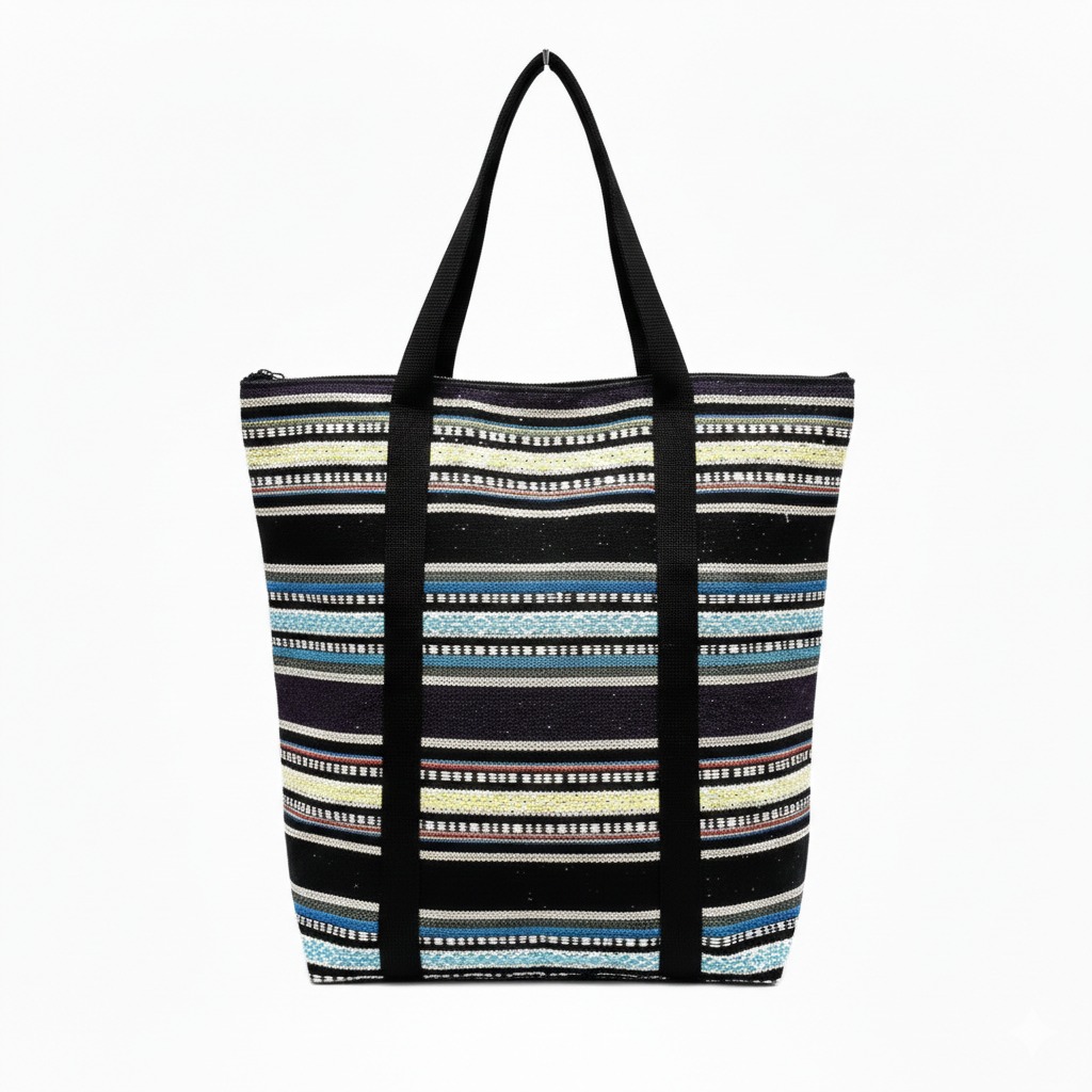 Printed Pu Bazaar Bag